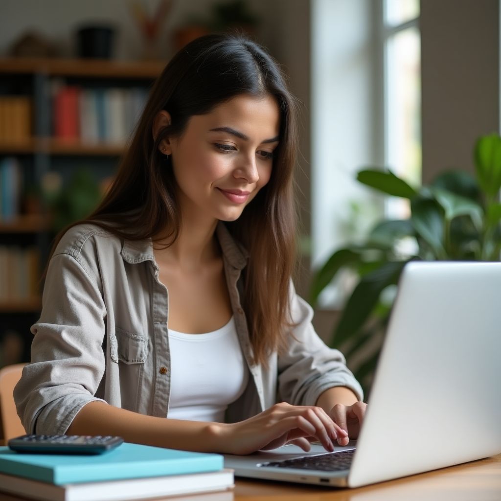 Sofía, estudiante con trabajo parcial